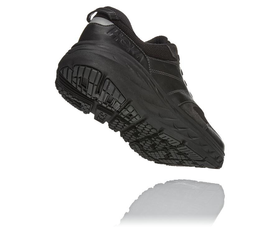 Hoka One One Running Shoes Mens Black - Bondi L - 36107QOMR